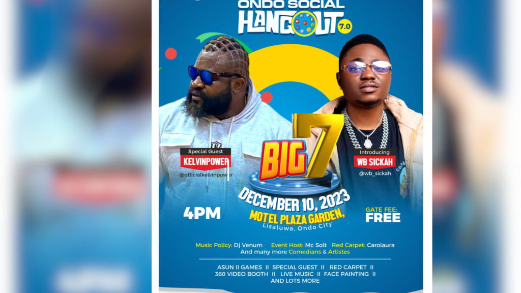 Kelvin Power at Ondo Social Hangout 2023